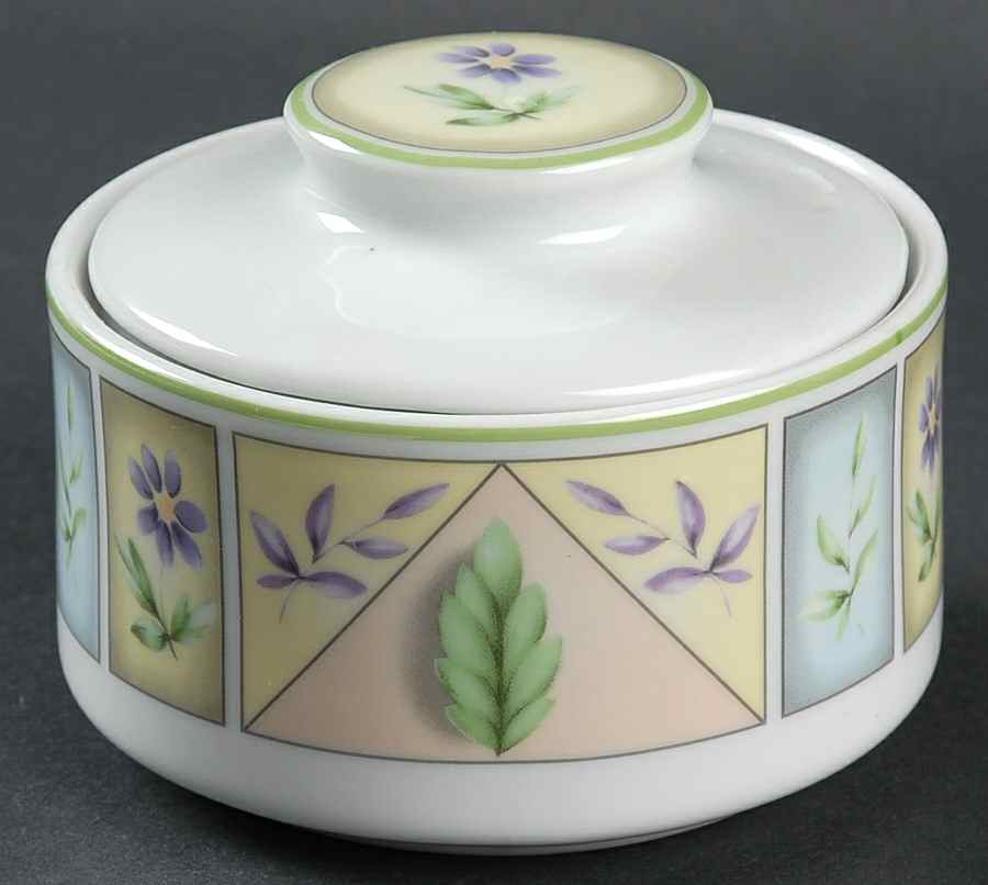 Spring Medley Sugar Bowl & Lid by Studio Nova-1