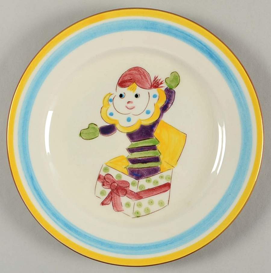 Jack In The Box Child's Plate by Stangl-1