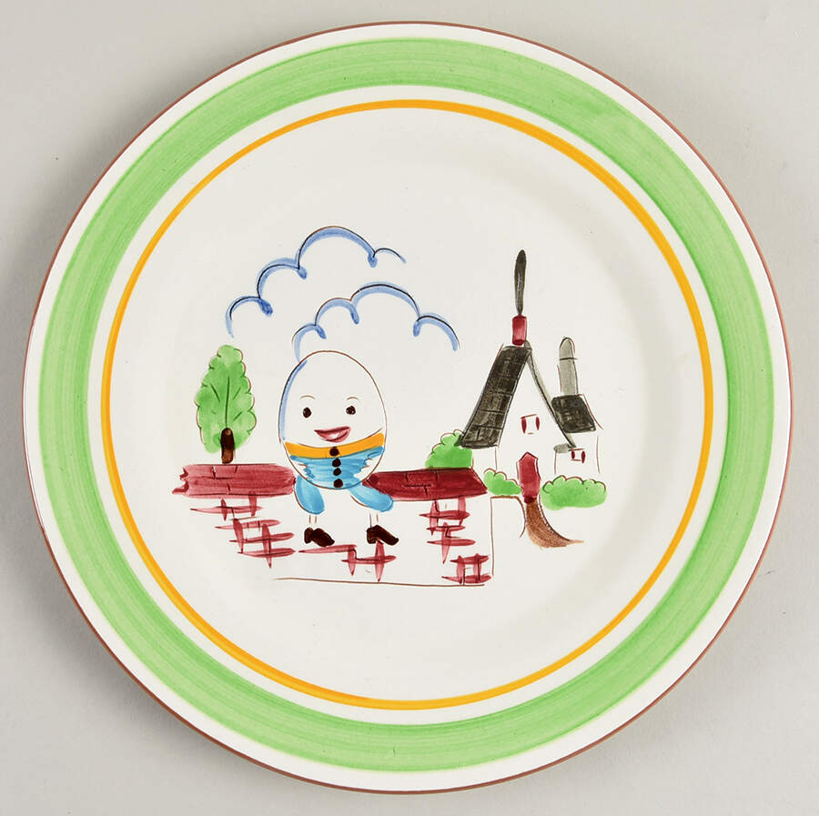Humpty Dumpty Child's Plate by Stangl-1