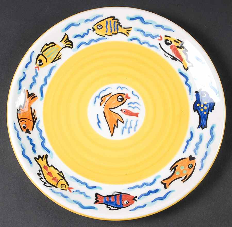 Les Tropiques Dinner Plate by Strata Group-1