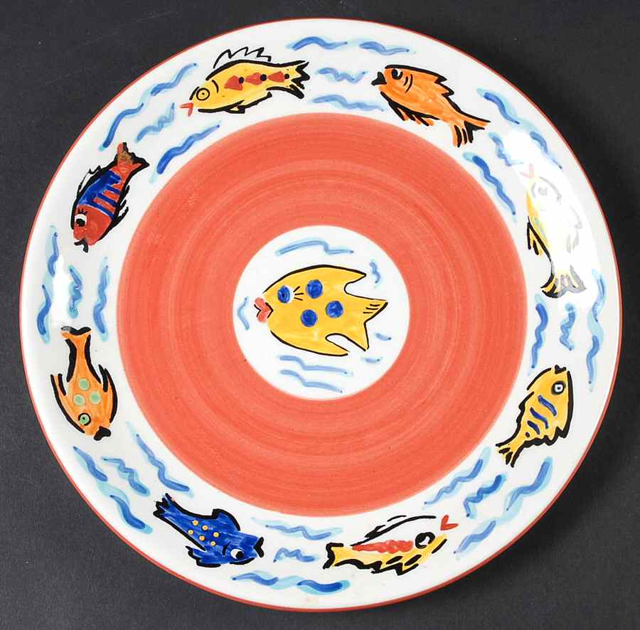Les Tropiques Dinner Plate by Strata Group-1
