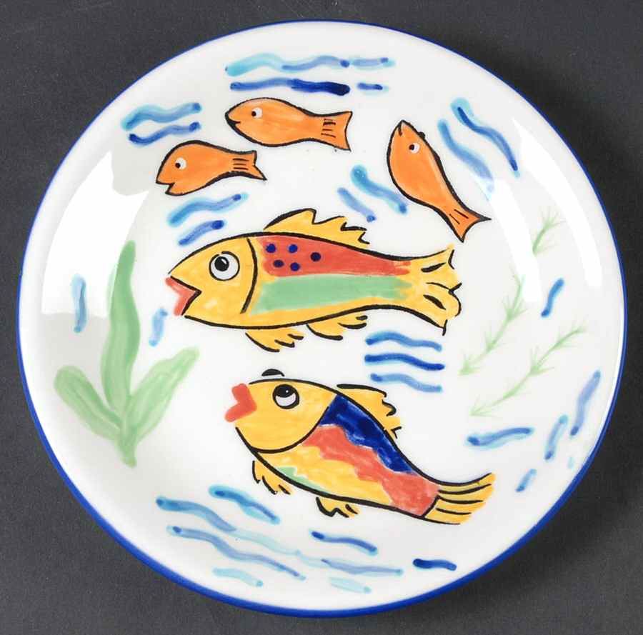 Les Tropiques Salad Plate by Strata Group-1
