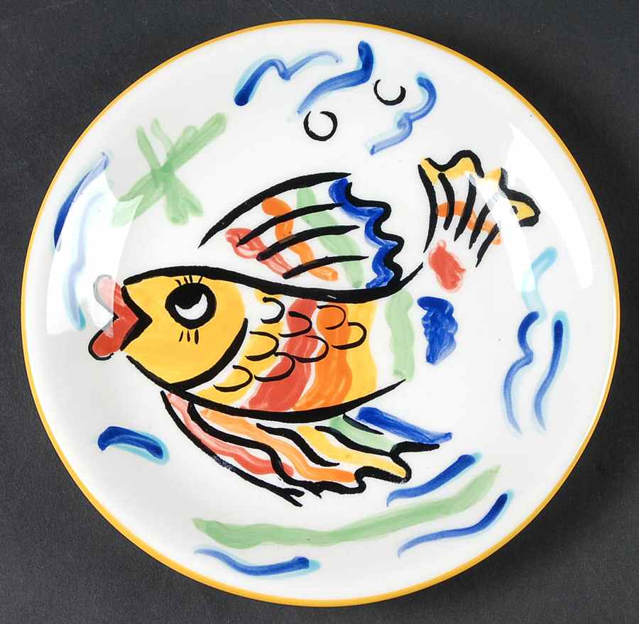 Les Tropiques Salad Plate by Strata Group-1