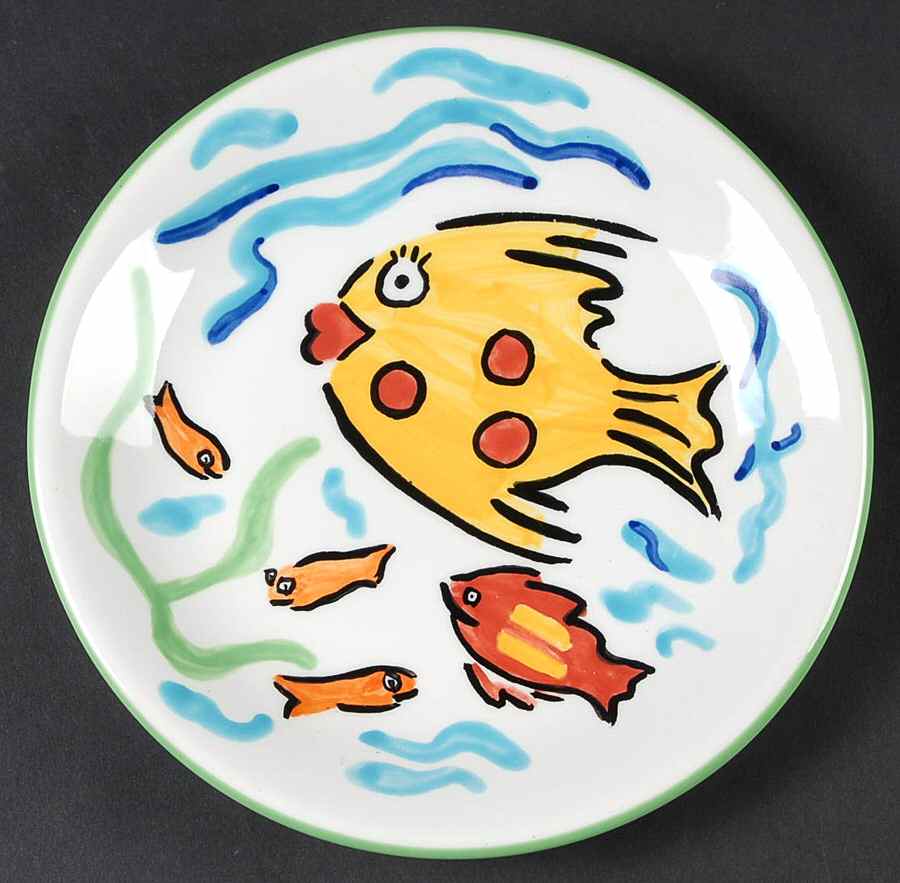 Les Tropiques Salad Plate by Strata Group-1