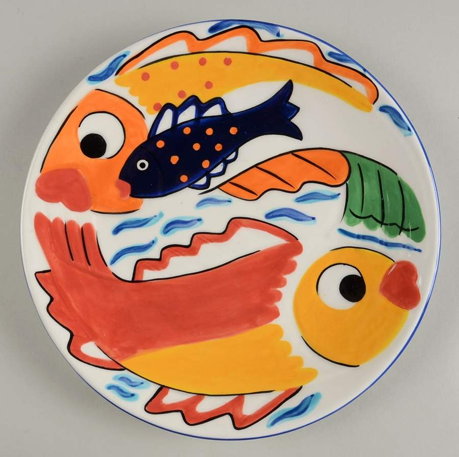 Les Tropiques Luncheon Plate by Strata Group-1