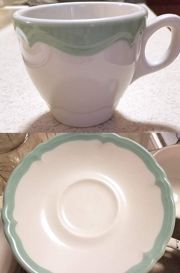 SHO196 Flat Cup & Saucer Set by Shenango-1