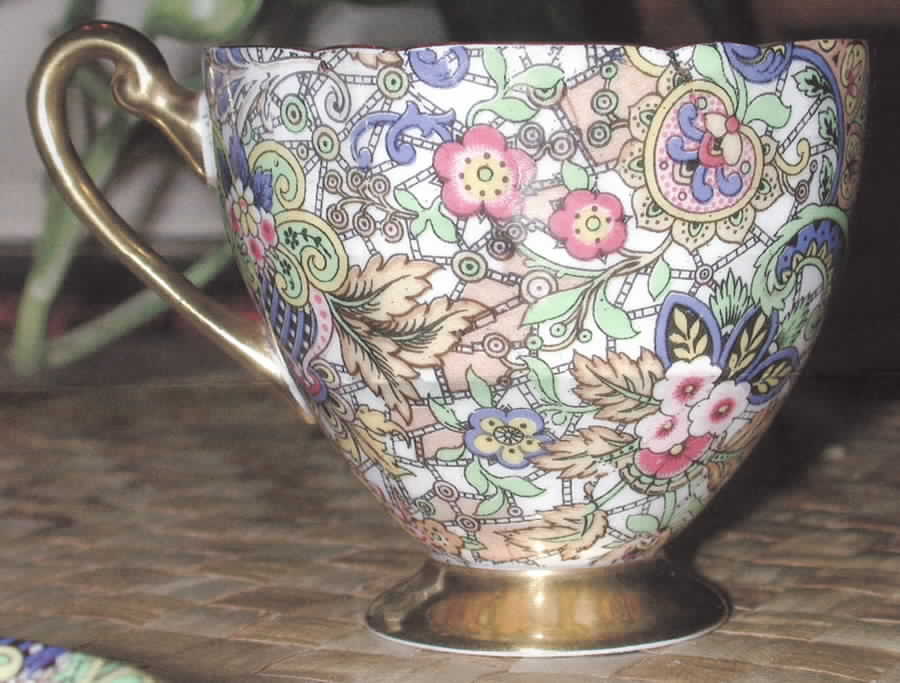 Paisley Footed Cup by Shelley-1