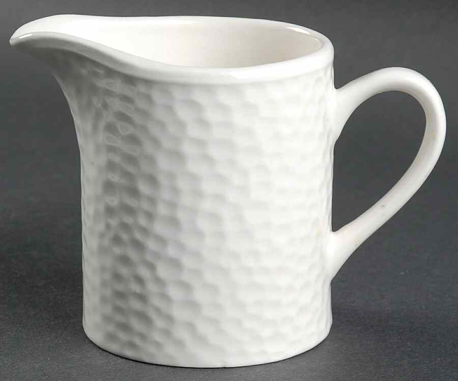 Lisbon White Creamer by Sango-1