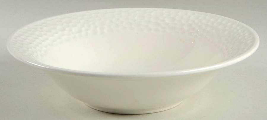 Lisbon White 9" Round Vegetable Bowl by Sango-1
