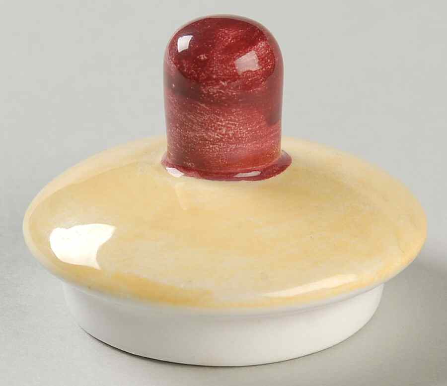 Fruit Basket Lid for Sugar Bowl by Sango-1