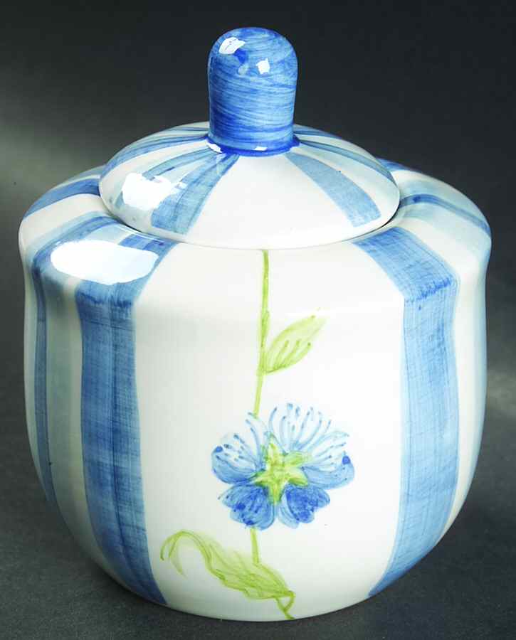 Charleston Sugar Bowl & Lid by Sango-1