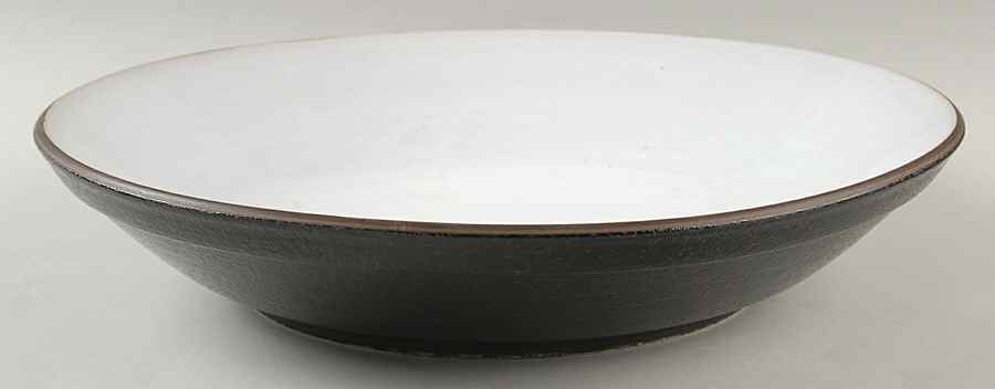 Tuxedo 14" Large Salad Serving Bowl by Sango-1