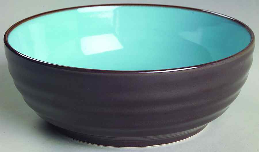 Quarry Blue Soup/Cereal Bowl by Sango-1