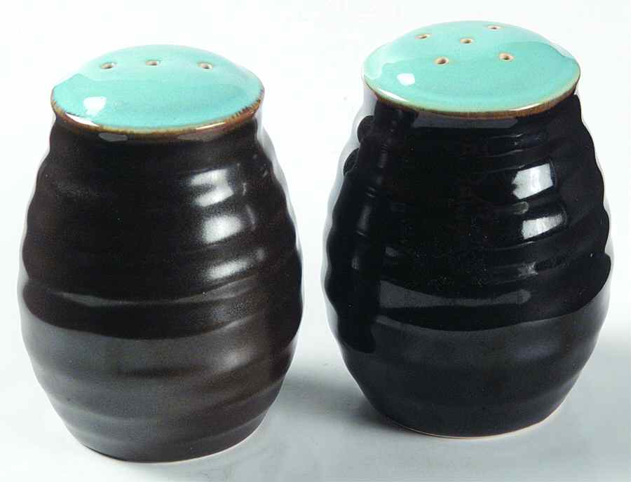 Quarry Blue Salt & Pepper Set by Sango-1