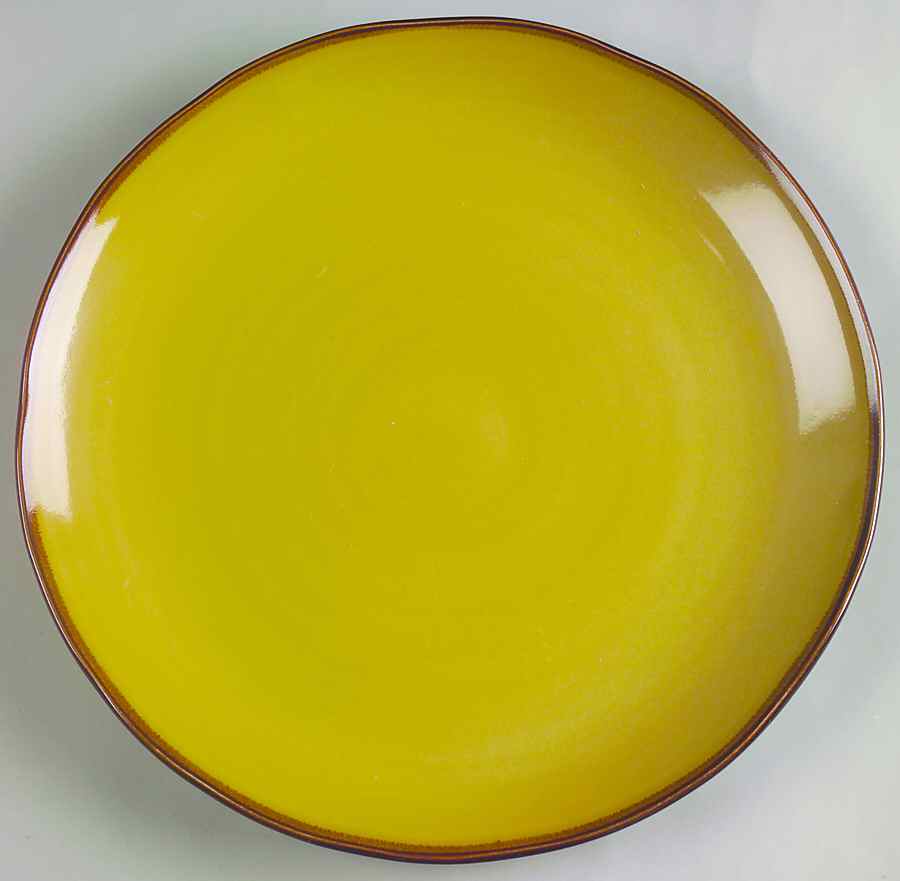 Quarry Gold Dinner Plate by Sango-1