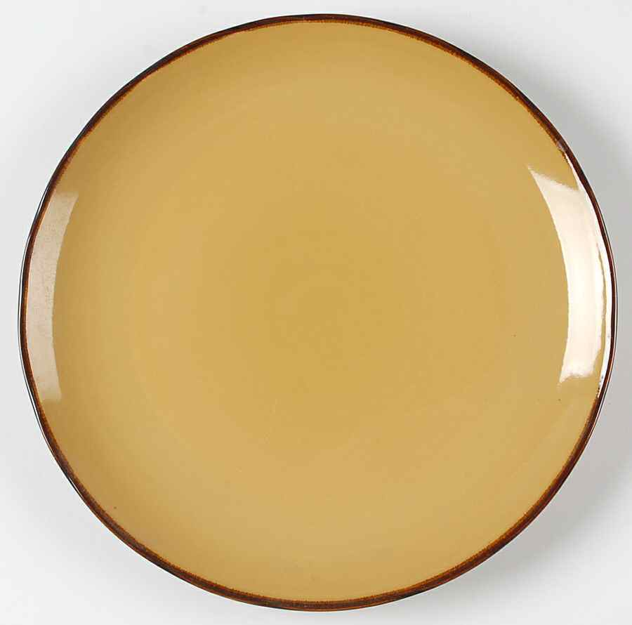 Quarry Gold 12" Chop Plate (Round Platter) by Sango-1