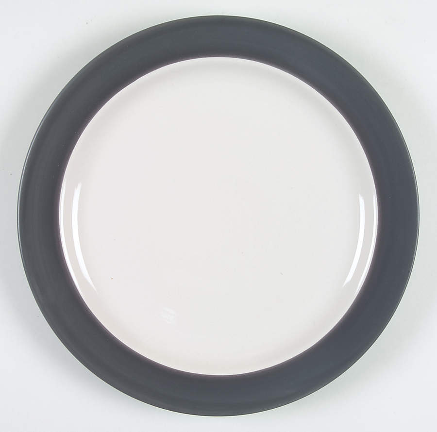 Graphite Dinner Plate by Sango-1