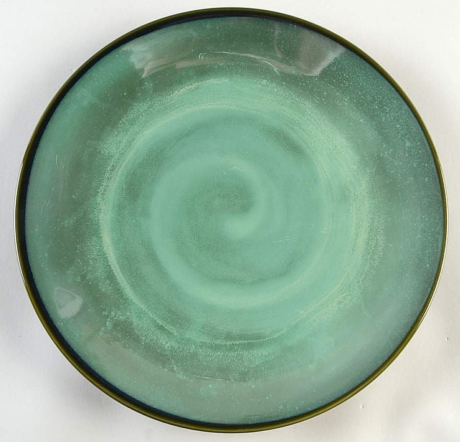 Nova Green 11" Chop Plate (Round Platter) by Sango-1