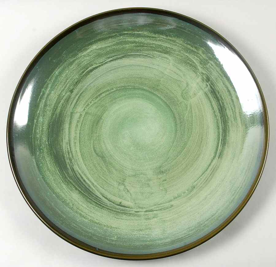 Nova Green 15" Chop Plate (Round Platter) by Sango-1