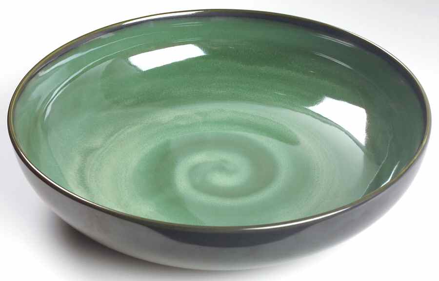 Nova Green 13" Pasta Serving Bowl by Sango-1