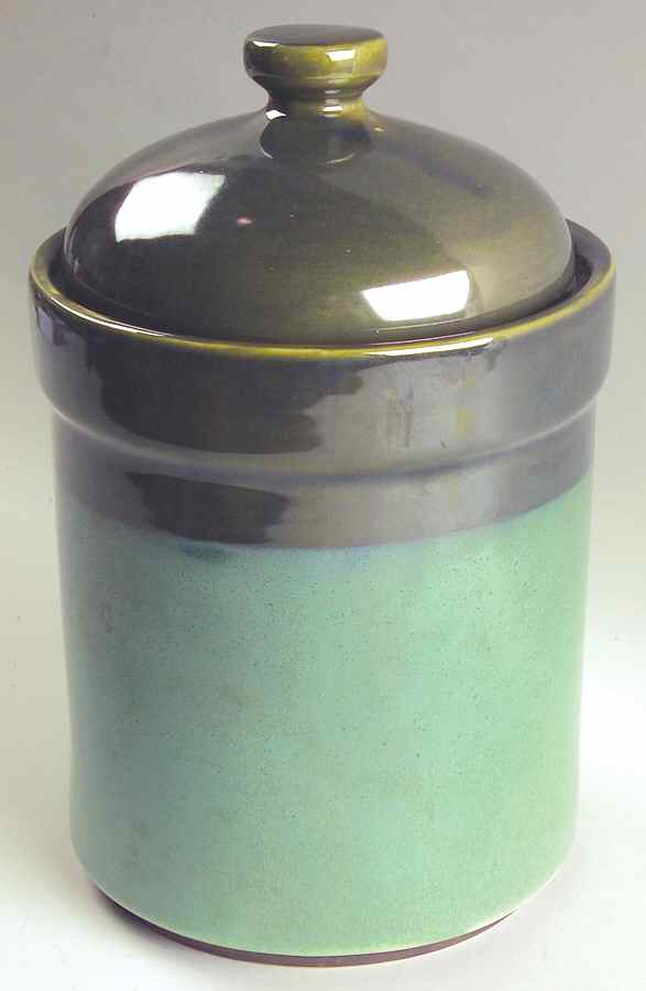 Nova Green Extra Large Canister & Lid by Sango-1