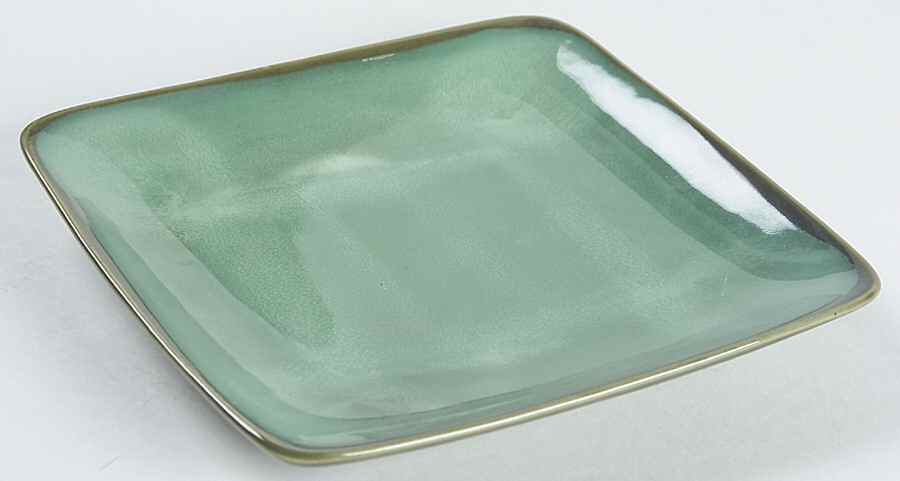 Nova Green Square Salad Plate by Sango-1