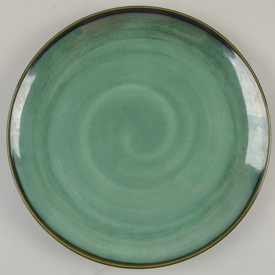 Nova Green 14" Chop Plate (Round Platter) by Sango-1