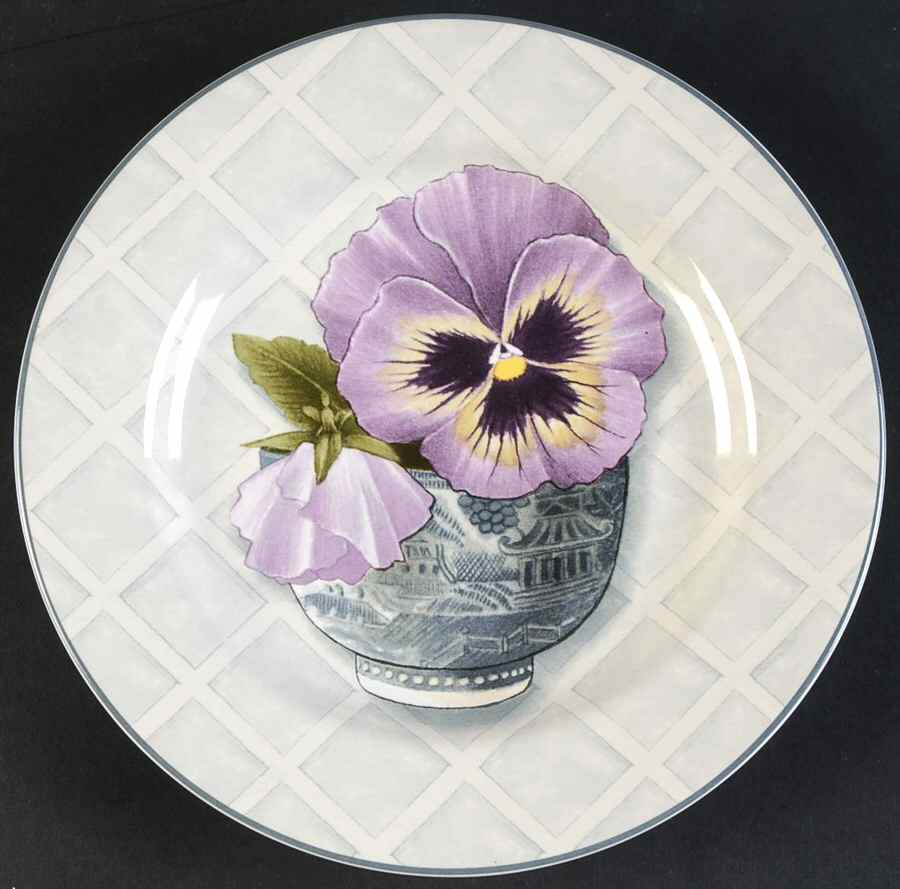 Trellis Salad/Dessert Plate by Sakura-1
