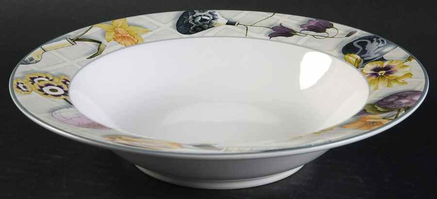 Trellis Rim Soup Bowl by Sakura-1