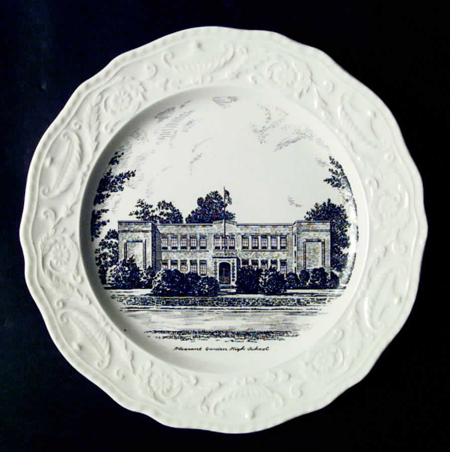 Pleasant Garden High School Dinner Plate by Steubenville-1