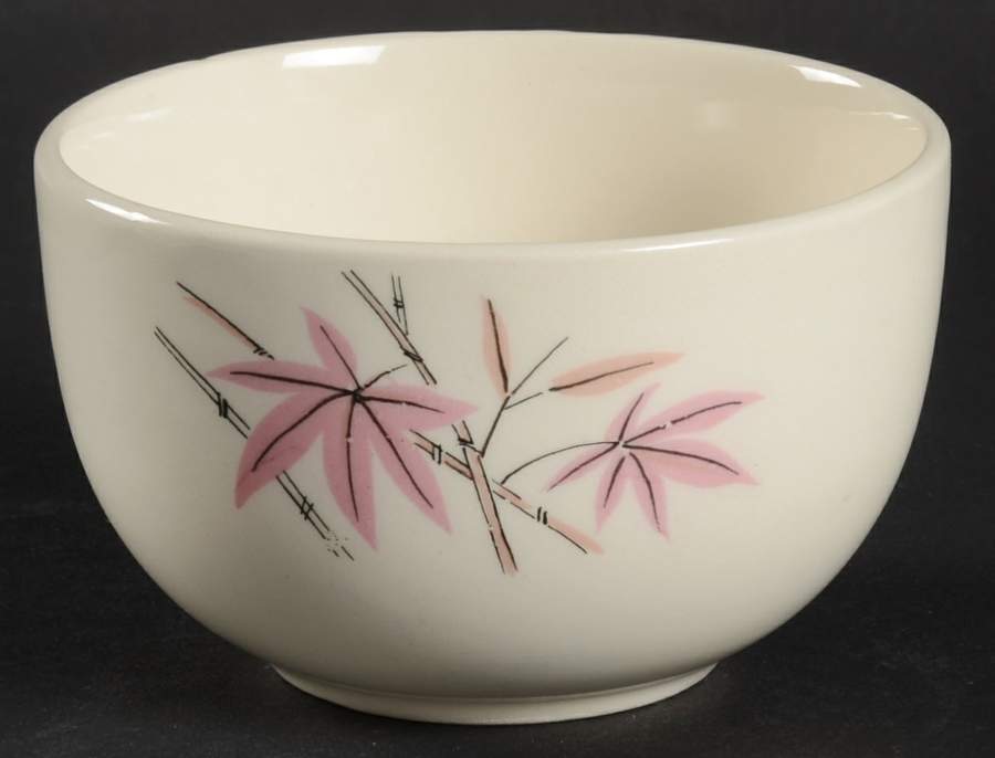 Pink Bamboo Open Sugar Bowl by Salem-1