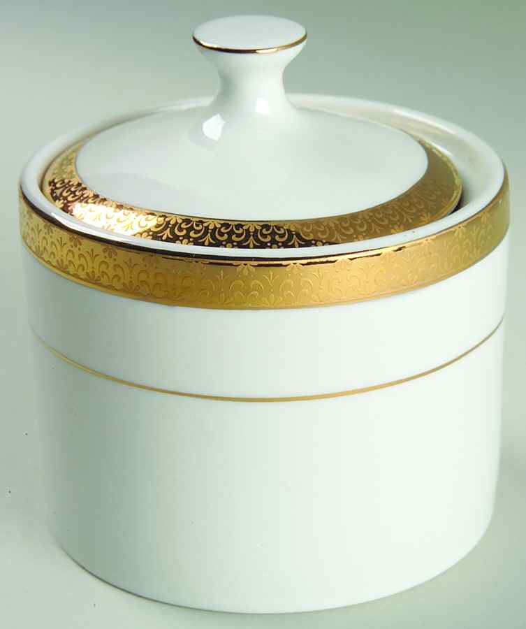 Georgetown Sugar Bowl & Lid by Sango-1