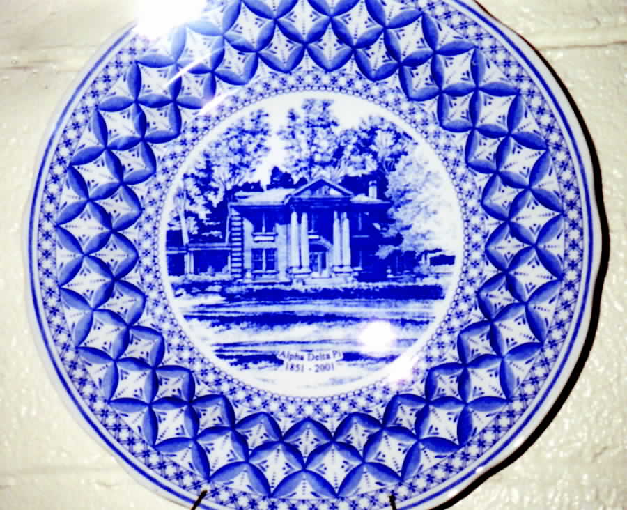 Alpha Delta Pi Dinner Plate by Spode-1