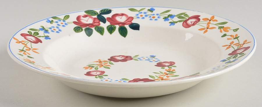 Piccola Rim Soup Bowl by Sarreguemines-1