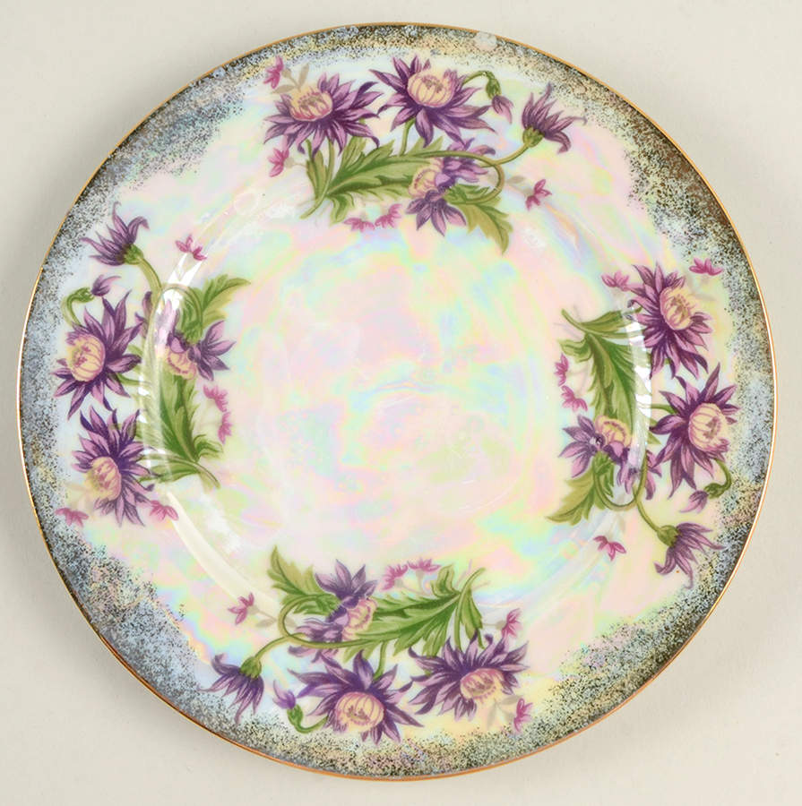 Flower of the Month Salad Plate by Sterling China (Japan)-1