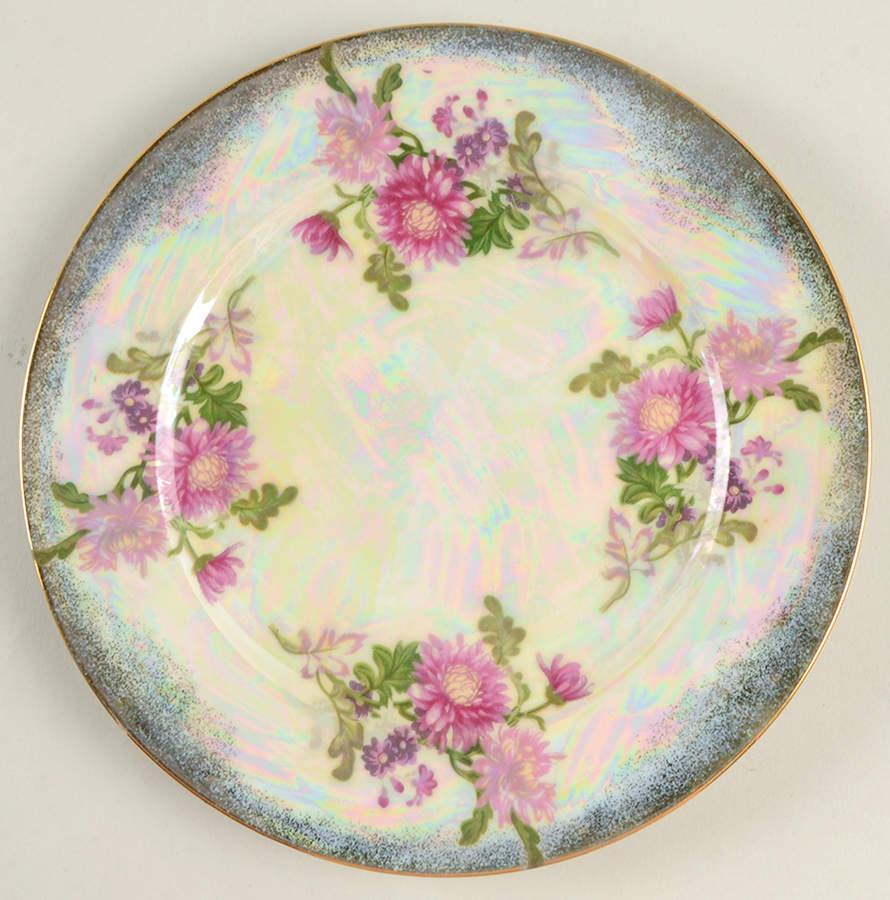 Flower of the Month Salad Plate by Sterling China (Japan)-1