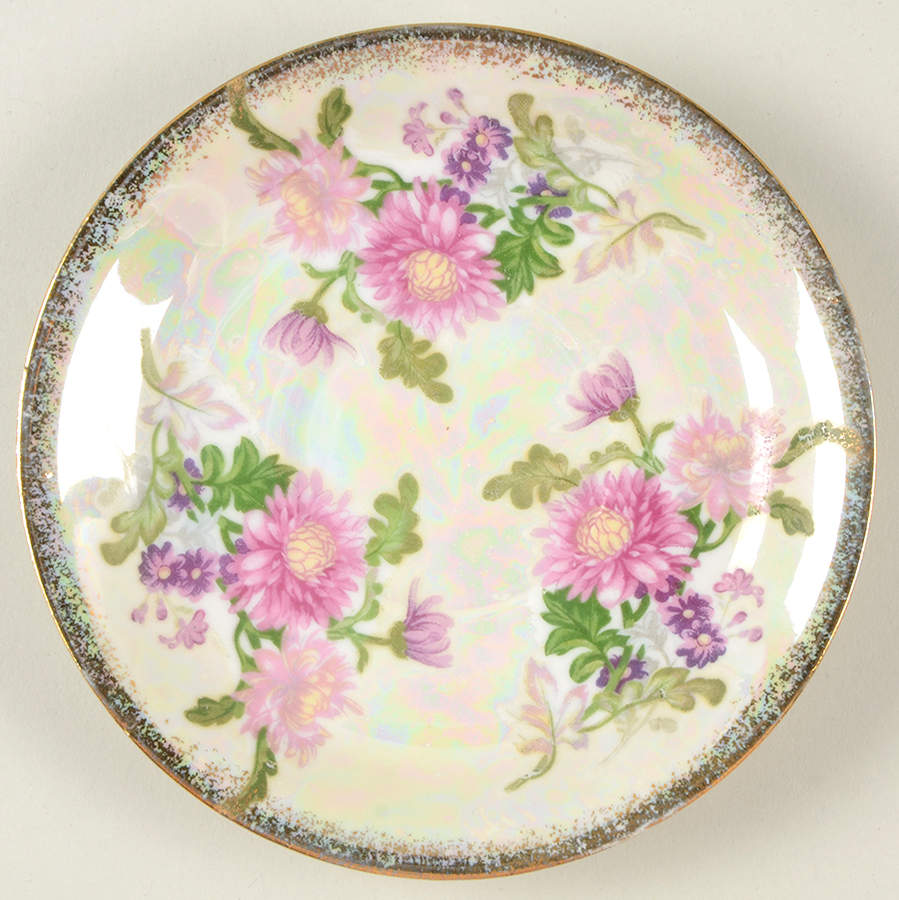 Flower of the Month Saucer for Footed Cup by Sterling China (Japan)-1