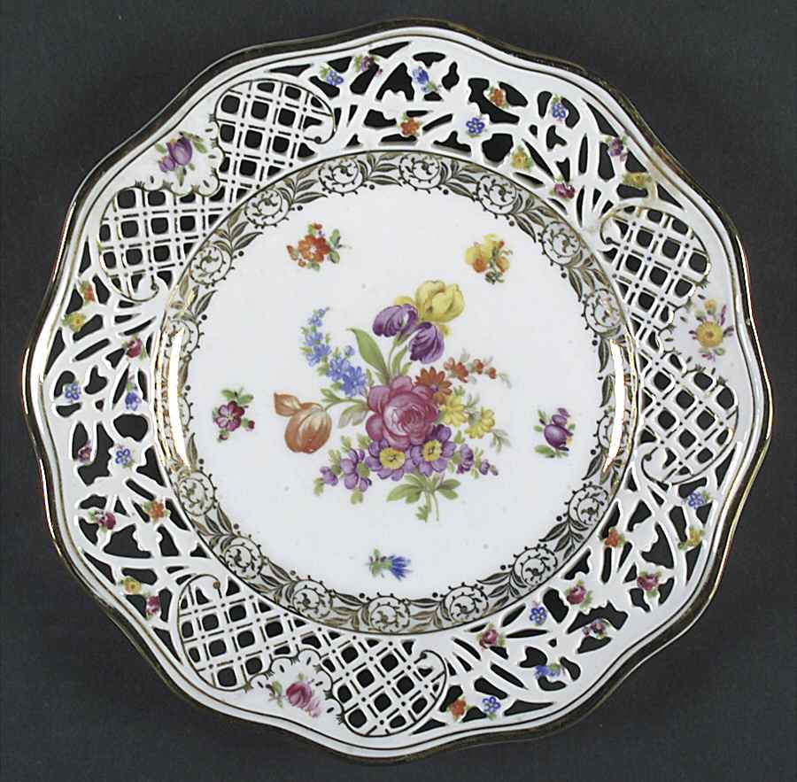 SCH293 Pierced Edge Salad Plate by Schumann - Bavaria-1
