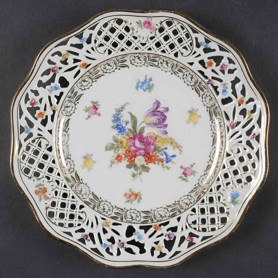 SCH293 Pierced Edge Salad Plate by Schumann - Bavaria-1