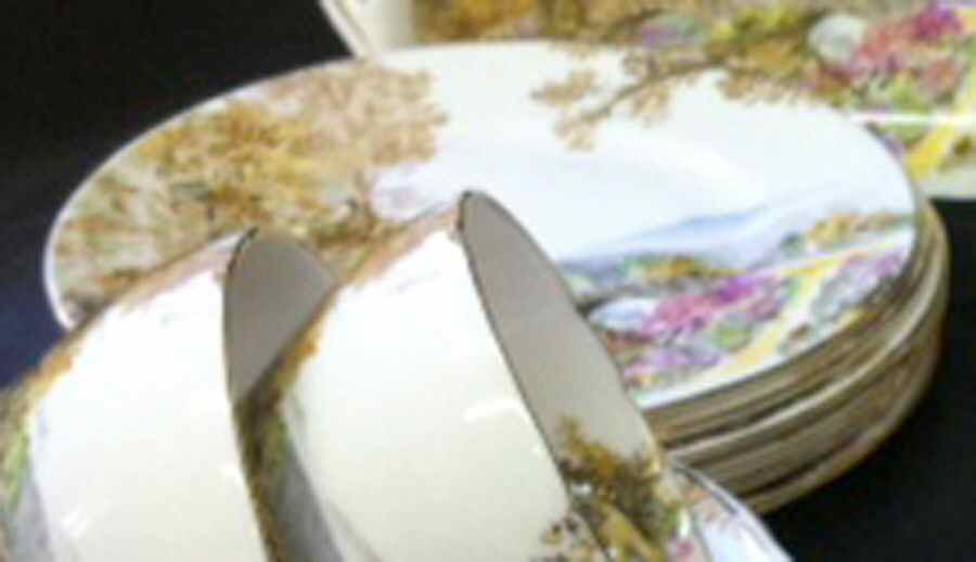 Heather Bread & Butter Plate by Shelley-1