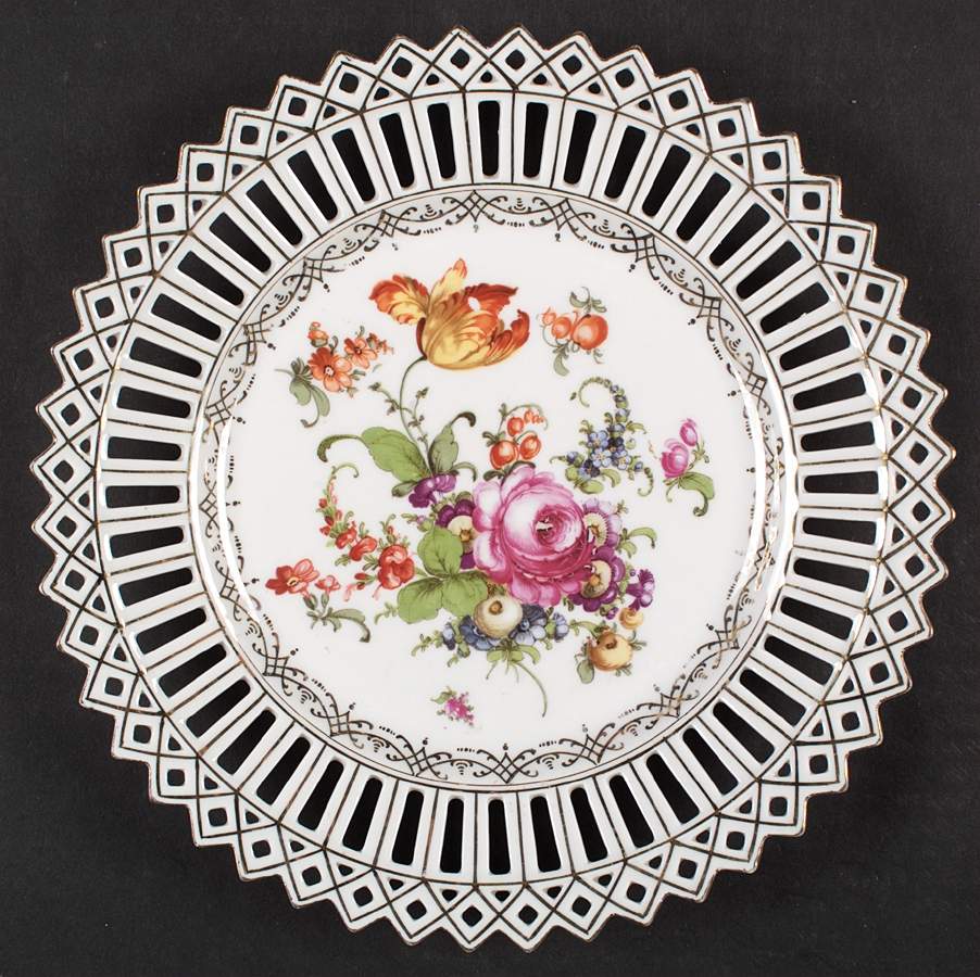 Dresden Flowers Dinner Plate by Schumann - Bavaria-1