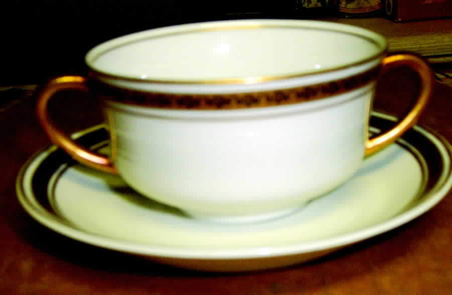 SY555 Flat Bouillon Cup & Saucer by Syracuse-1
