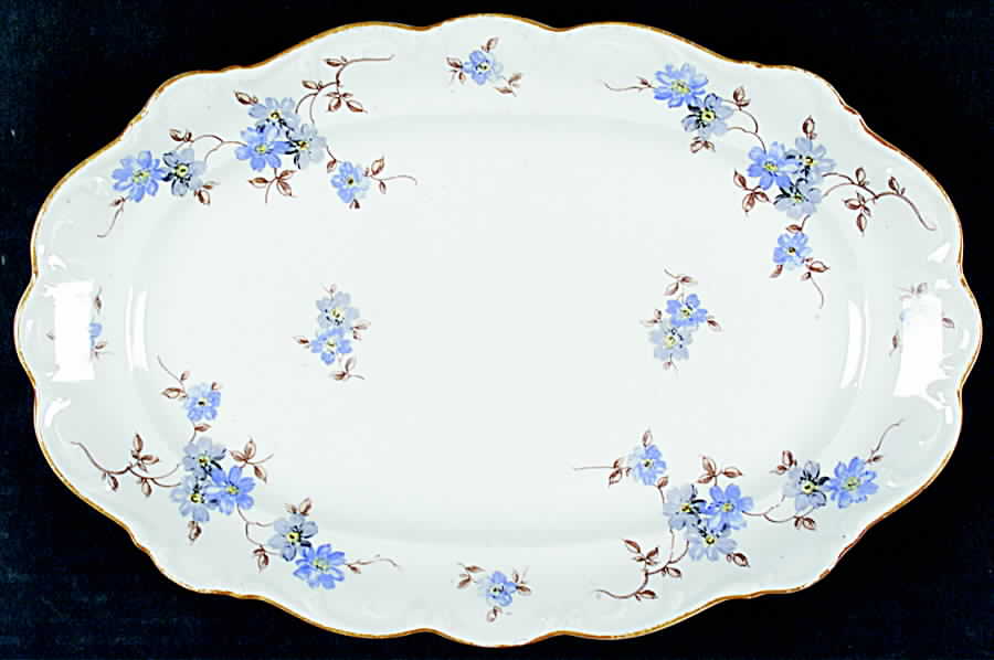 SCH297 12" Oval Serving Platter by Schumann - Bavaria-1