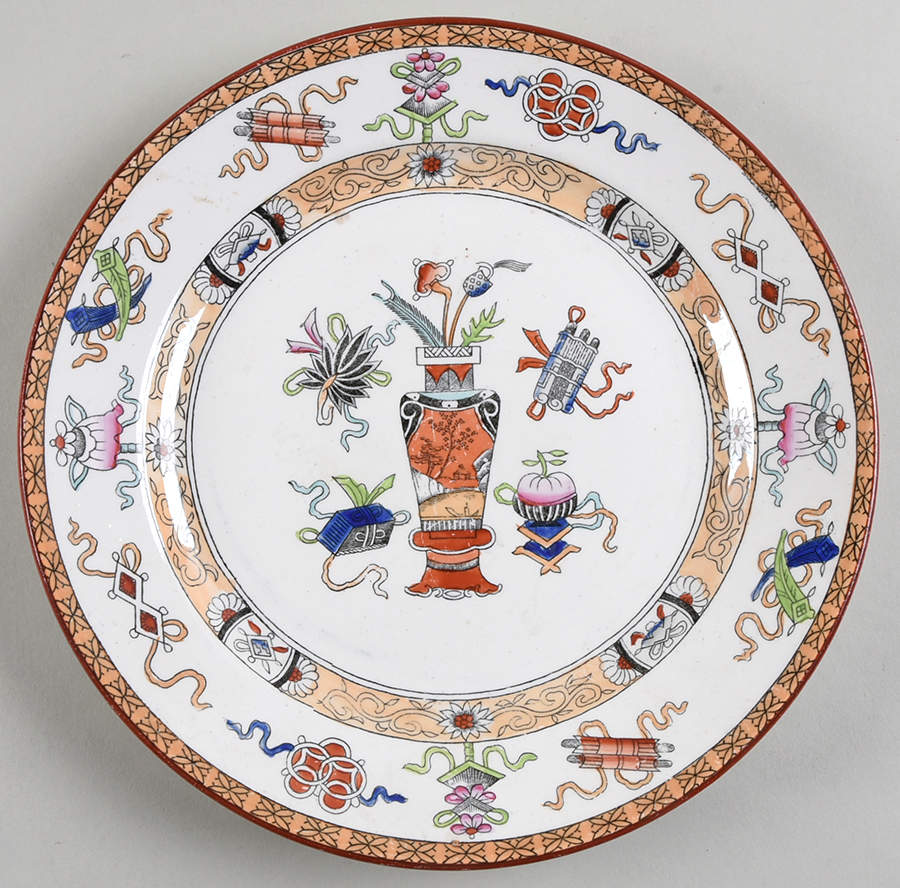 Potiche Luncheon Plate by Societe Ceramique-1