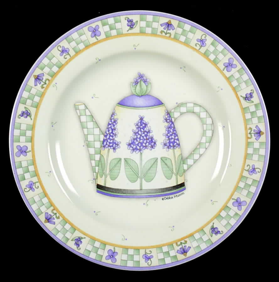 Lavender Tea Garden Salad/Dessert Plate by Sakura-1