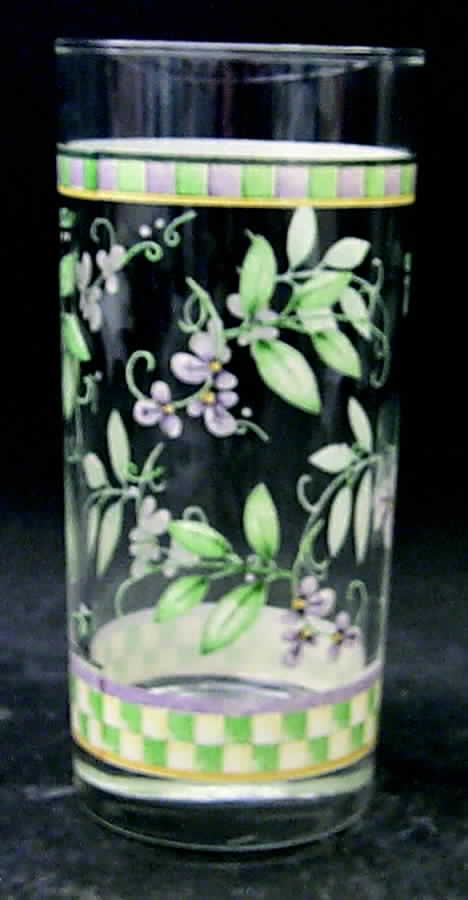 Lavender Tea Garden Glassware Highball by Sakura-1