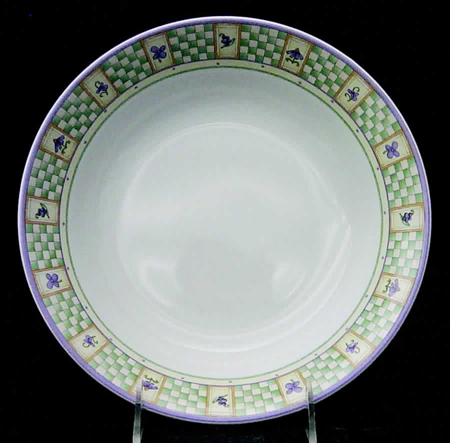 Lavender Tea Garden 9" Round Vegetable Bowl by Sakura-1
