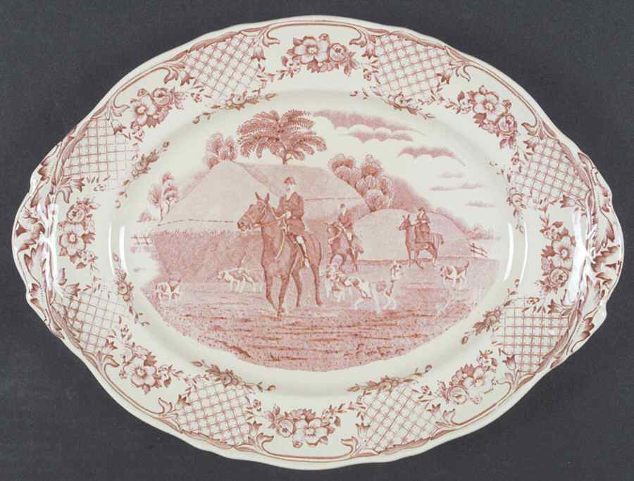 STV8 12" Oval Serving Platter by John Steventon & Son-1