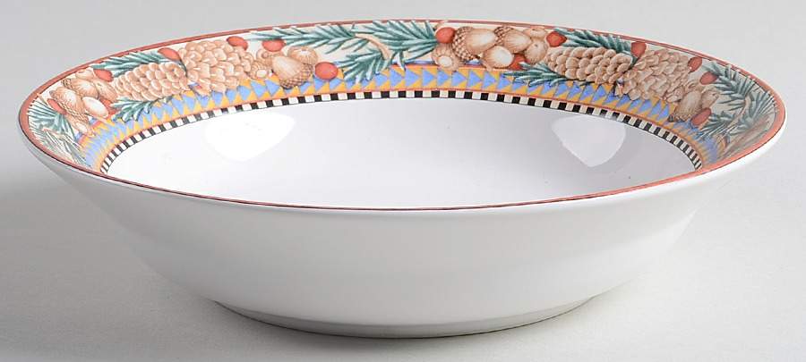 Pine Cone Coupe Soup Bowl by Sakura-1