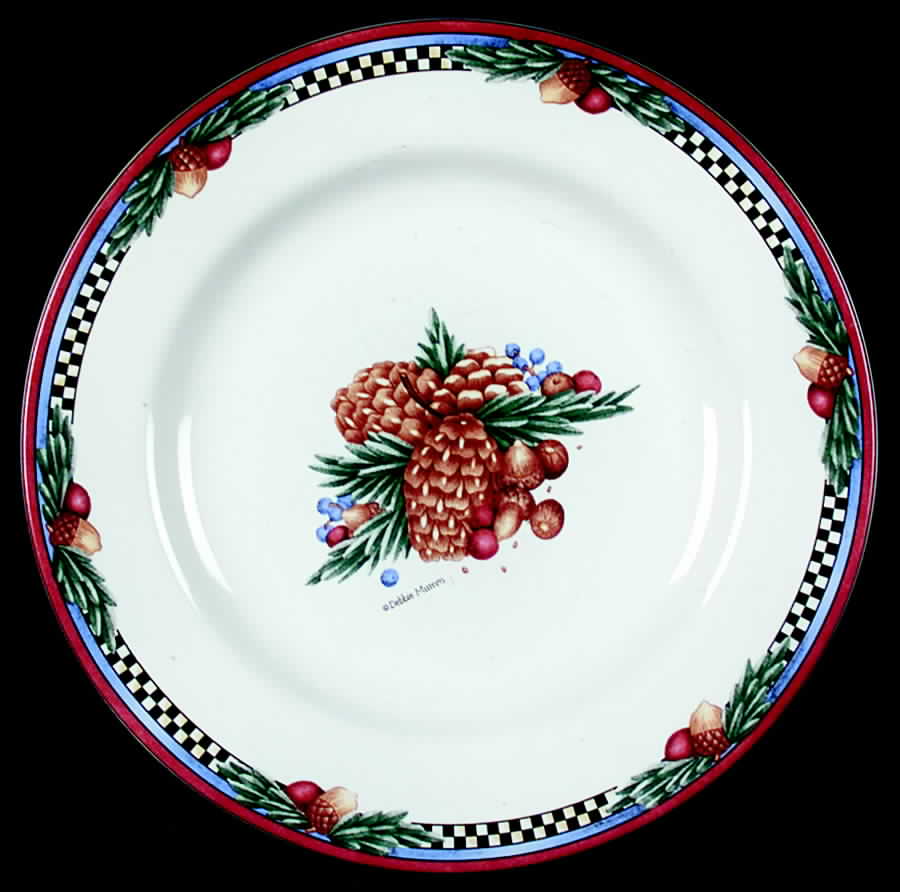 Pine Cone Salad Plate by Sakura-1